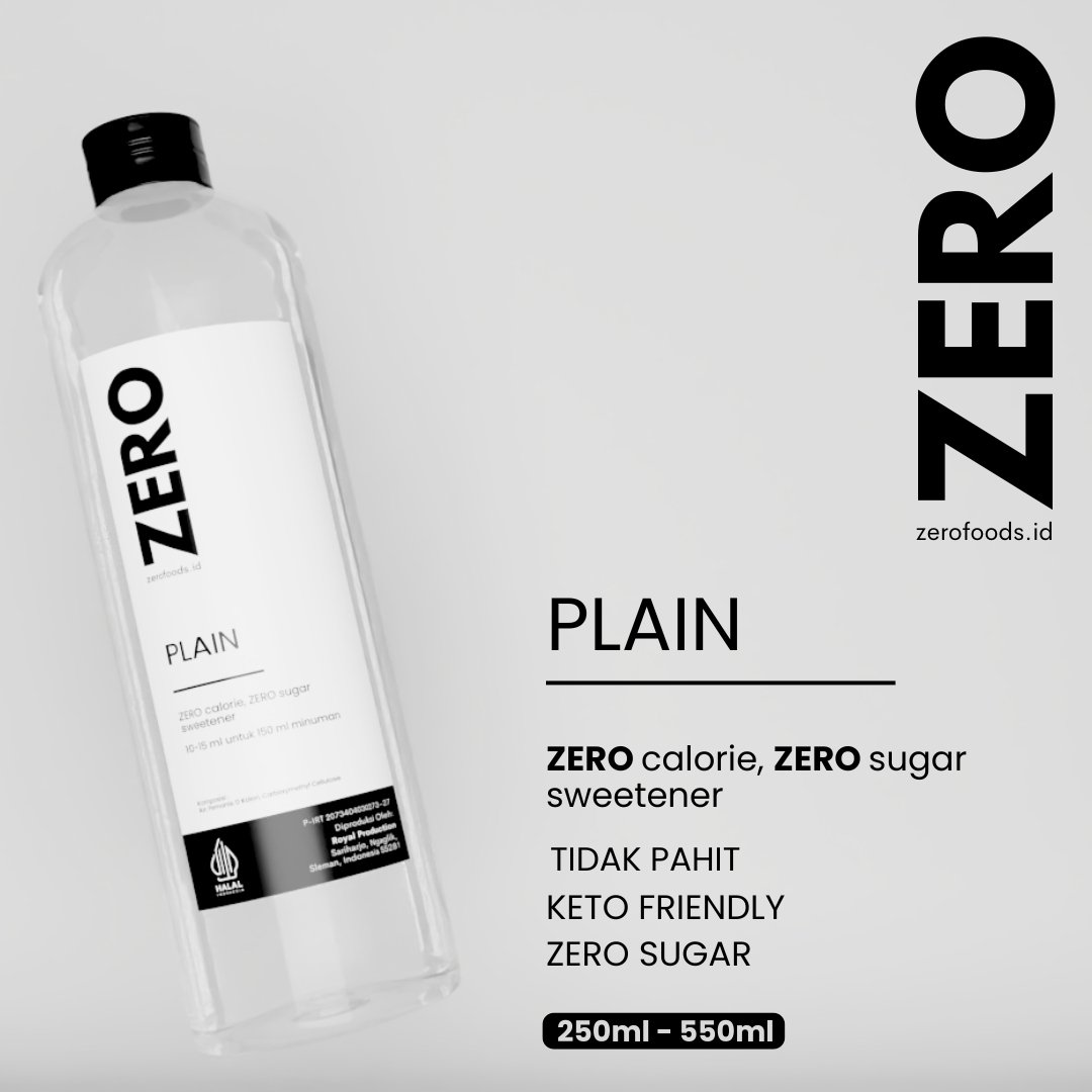 Plain ZERO Syrup